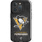 NHL Pittsburgh Penguins Distressed iPhone 16 Pro Max Impact Case